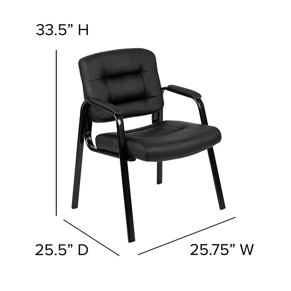 Flash Furniture Fundamentals Metal Conference Chair, Black (CH-197221X000-BK-GG) - Image 6