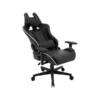 Hanover Commando Fabric Ergonomic Racing Gaming Chair, Black/White (HGC0106)