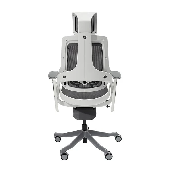 Techni Mobili Lux Ergonomic Mesh Swivel Executive Chair, Gray/Black (RTA-1818C-GRY) - Image 3