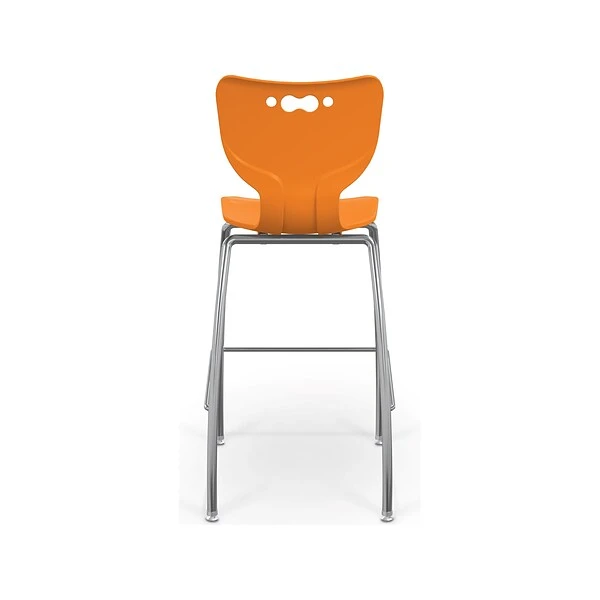 MooreCo Hierarchy Polypropylene Kids Stool, Orange (53221OranNACH) - Image 2