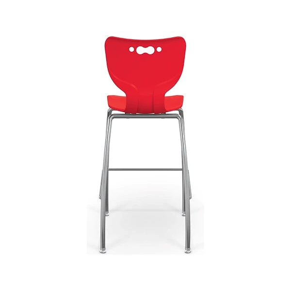 MooreCo Hierarchy Polypropylene Kids Stool, Red (53221RedNACH) - Image 2