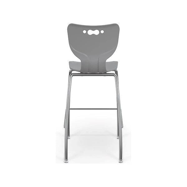 MooreCo Hierarchy Polypropylene Kids Stool, Cool Gray (53221GreyNACH) - Image 2