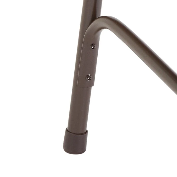 NPS 2200 Series Fabric Padded Premium Folding Chairs, Russet Walnut, 4 Pack (2207/4) - Image 3