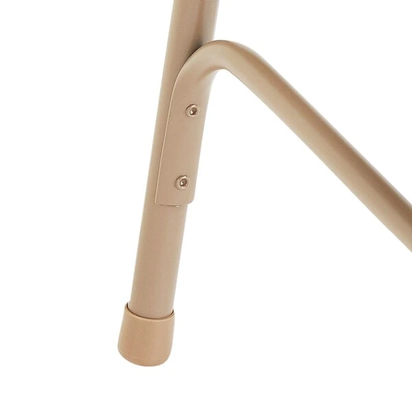 NPS 2300 Series Fabric Padded Triple Brace Double Hinge Premium Folding Chairs, Cafe Beige/Beige, 4 Pack (2301/4) - Image 5