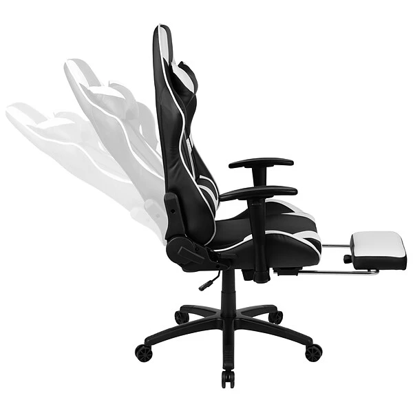 Flash Furniture X30 Ergonomic LeatherSoft Swivel Gaming Chair, Black (CH187230BK) - Image 7