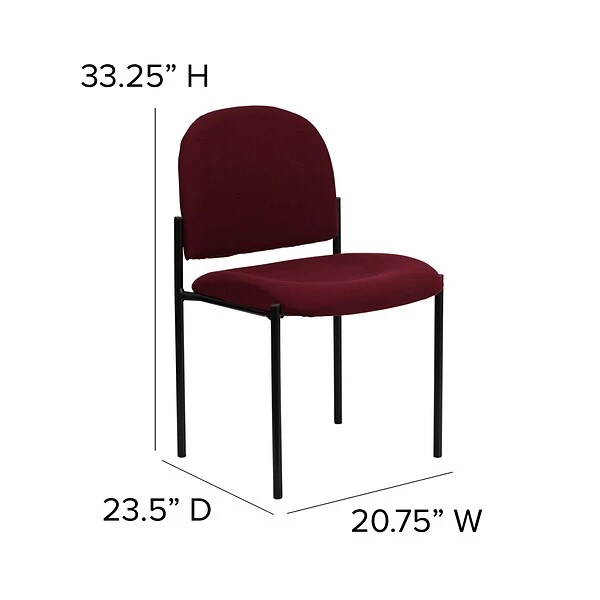 Flash Furniture Fabric Stackable Steel Side Chairs (BT5151BY) - Image 5