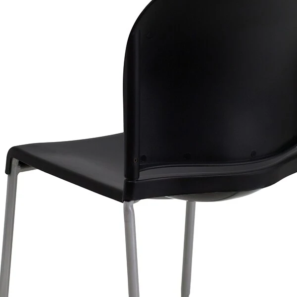 Flash Furniture HERCULES Plastic Stack Chair, Black (RUT238ABKGG) - Image 7