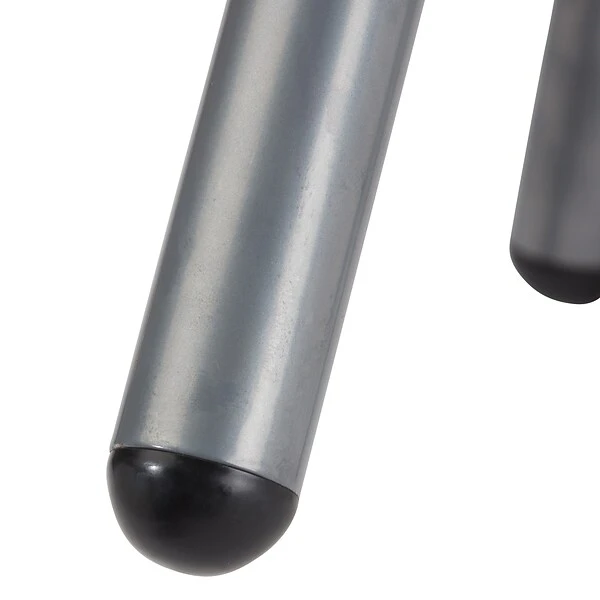 NPS 6800 Series Armless Steel Height Adjustable Swivel Stool, Blueberry Seat, Gray Frame (6805-02) - Image 4