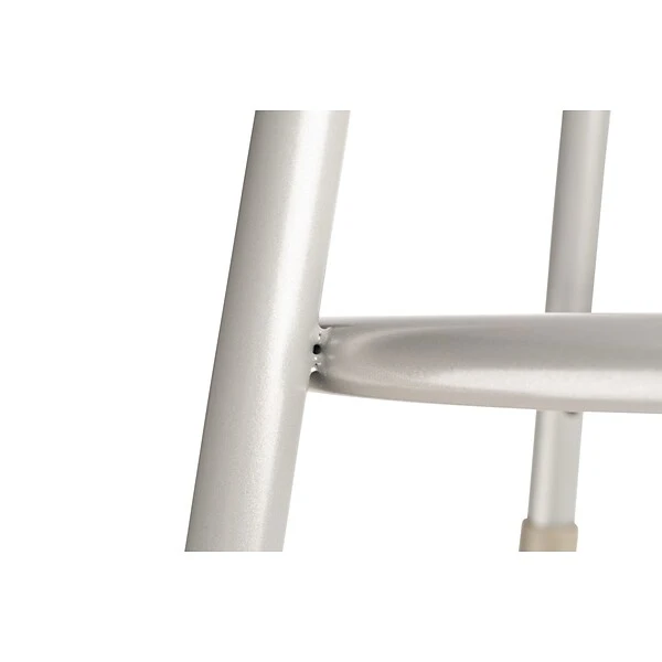 NPS 6200 Series Armless Wood 18 Inch Stool, Gray, 5 Pack (6218/5) - Image 2