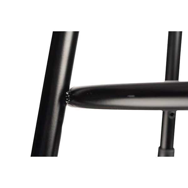 NPS 6200 Series Armless Wood Height Adjustable 24 Inch Stool, Black (6224H-10) - Image 2