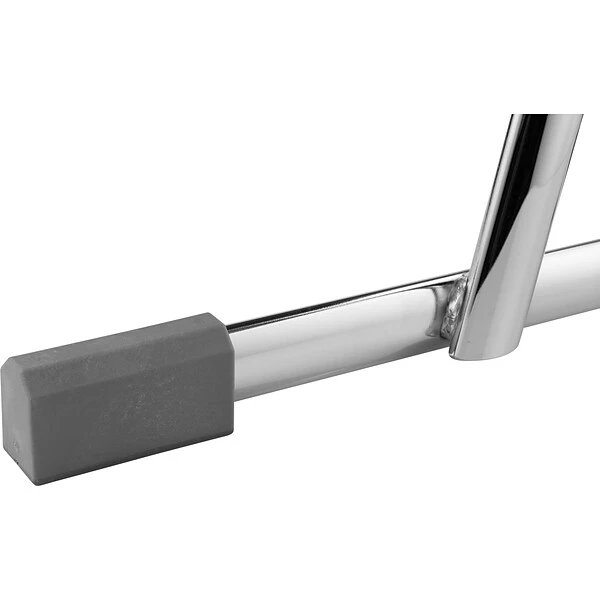 NPS 6600 Series Armless Blow-Molded Plastic 24" Ergonomic Z Stool, Steel, Black (6624) - Image 4