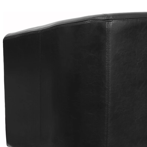 Flash Furniture Faux Leather Lounge Chair, Black (BT873BK) - Image 7