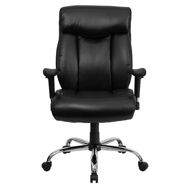 Flash Furniture HERCULES Series Ergonomic LeatherSoft Swivel Big & Tall Executive Office Chair, Black (GO1235BKLEAA) - Image 5