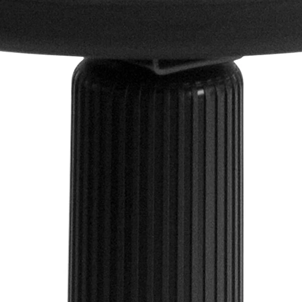 Flash Furniture Fabric Ergonomic Stool With Foot Ring, Black (WL905DG) - Image 8