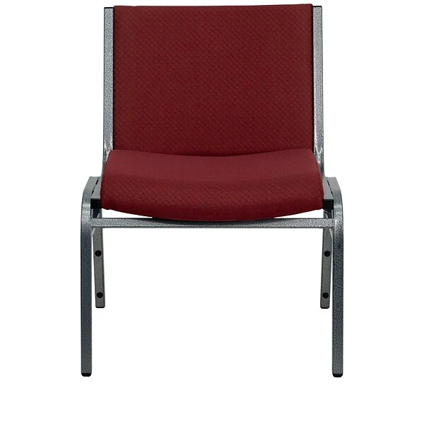 Flash Furniture Hercules Series 1000lb Capacity Big And Tall Extra-Wide Fabric Stack Chair; Burgundy - Image 8