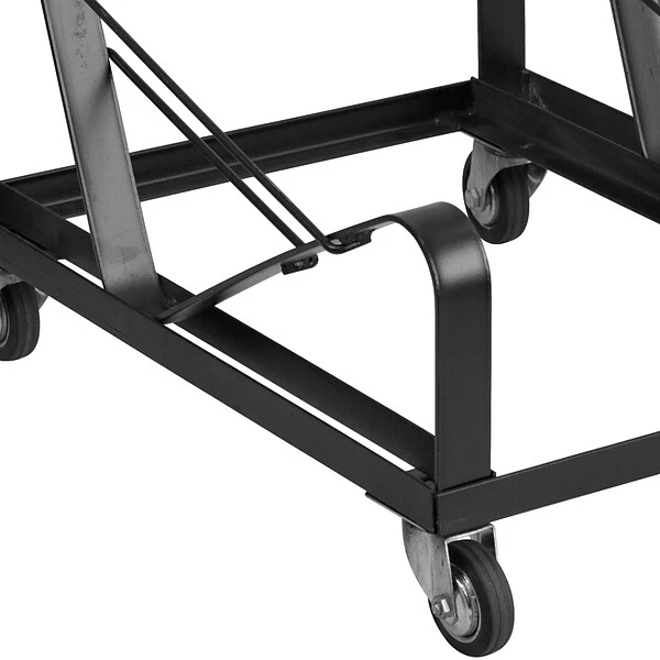 Flash Furniture HERCULES™ Steel Sled Base Stack Chair Dolly, Black - Image 3