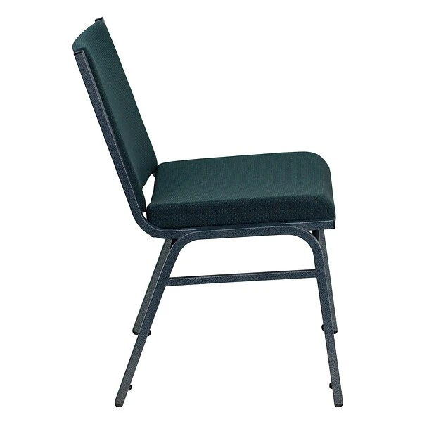 Flash Furniture HERCULES 3'' Thick Padded Stack Chairs, Dark Green - Image 6
