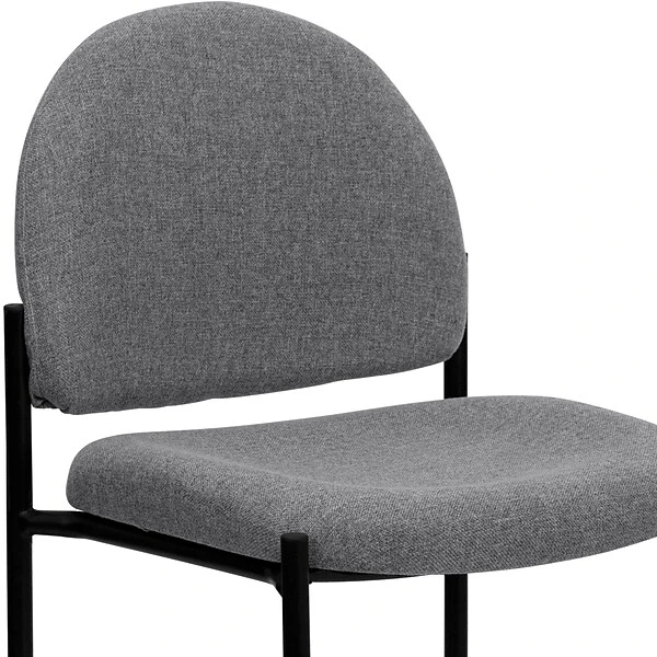 Flash Furniture Fabric Stackable Steel Side Chairs (BT5151GY) - Image 7