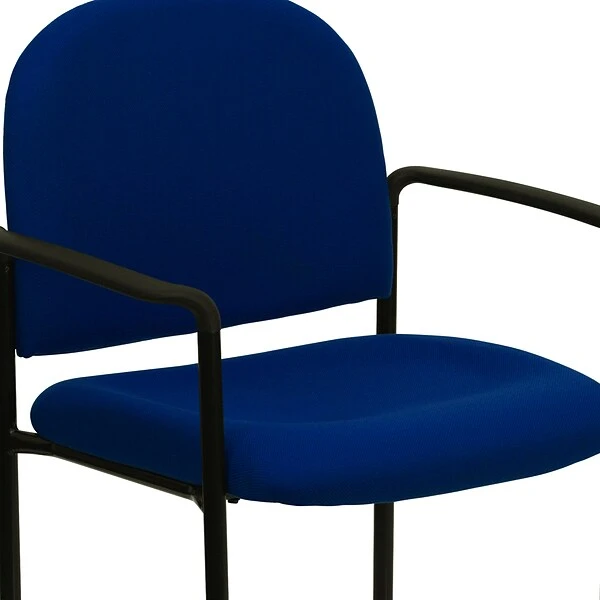 Flash Furniture Fabric Stackable Steel Side Chairs W/Arms (BT5161NVY) - Image 7