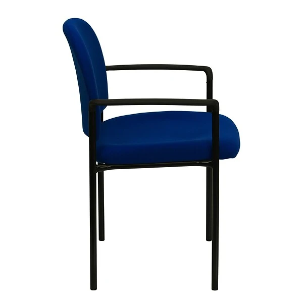 Flash Furniture Fabric Stackable Steel Side Chairs W/Arms (BT5161NVY) - Image 8