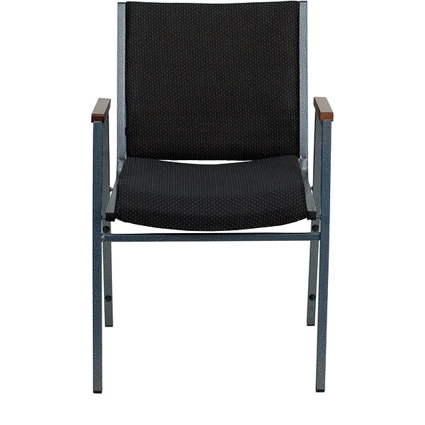 Flash Furniture HERCULES 3'' Thick Padded Stack Chairs W/Arms (XU60154BK) - Image 8