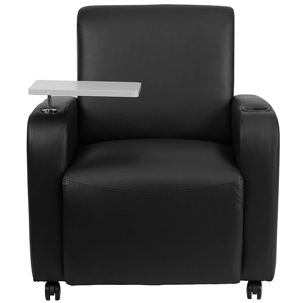Flash Furniture Leather Guest Chair, Black (BT8217BKCS) - Image 7