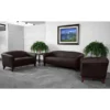 Flash Furniture HERCULES Imperial Series 72.75" LeatherSoft Sofa, Brown (1113BN)