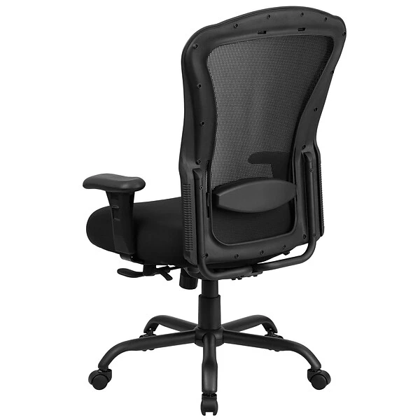 Flash Furniture HERCULES Series Ergonomic Mesh Swivel 24/7 Intensive Use Big & Tall Multifunction Office Chair, Black (LQ3BK) - Image 5