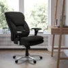 Flash Furniture HERCULES Series Ergonomic Fabric Swivel 24/7 Intensive Use Big & Tall Office Chair, Black (GO2085)