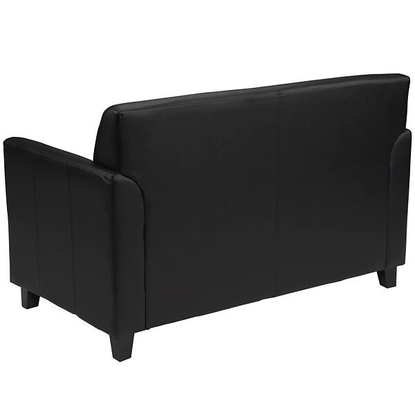 Flash Furniture HERCULES Diplomat Series 52" LeatherSoft Loveseat, Black (BT8272BK) - Image 6