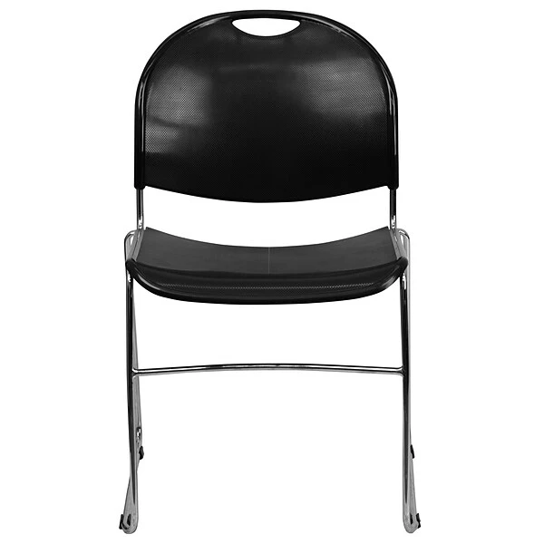 Flash Furniture Hercules™ Stacking Chair, Fabric, Black, Seat: 17.6"W X 17.4"D, Back: 17.625"W X 15.5"H - Image 7