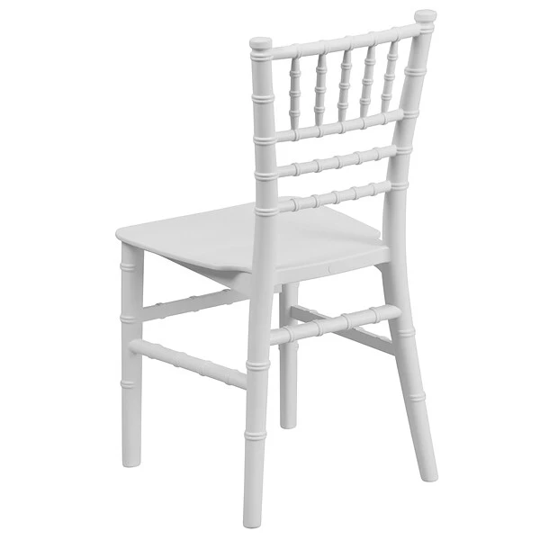Flash Furniture Resin Kids Chiavari Chair, White (LEL7KWH) - Image 6