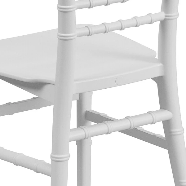 Flash Furniture Resin Kids Chiavari Chair, White (LEL7KWH) - Image 7