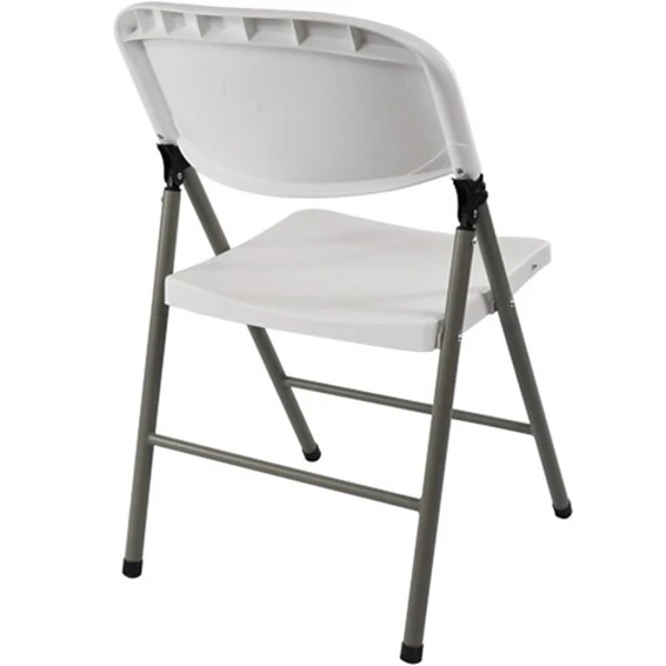 Advantage White Poly Folding Chair, Oversized (FCIM-WG) - Image 2