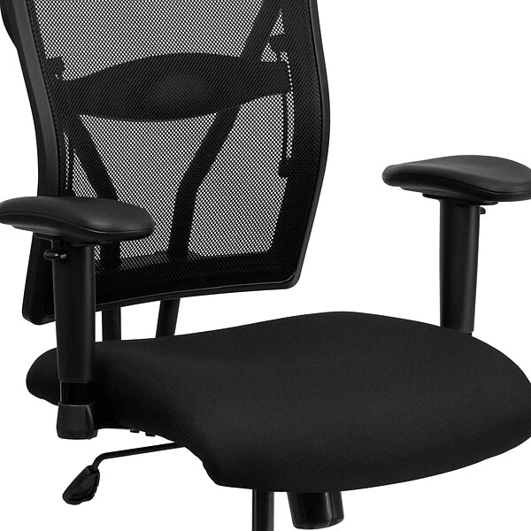 Flash Furniture HERCULES Series Ergonomic Mesh Swivel Big & Tall Executive Office Chair, Black (WL5029SYGA) - Image 8