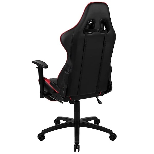 Flash Furniture X30 Ergonomic LeatherSoft Swivel Gaming Chair, Red (CH187230RED) - Image 6