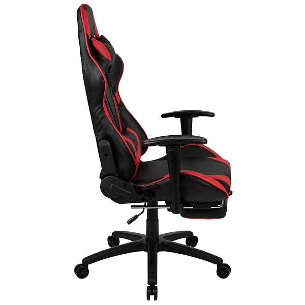 Flash Furniture X30 Ergonomic LeatherSoft Swivel Gaming Chair, Red (CH187230RED) - Image 8