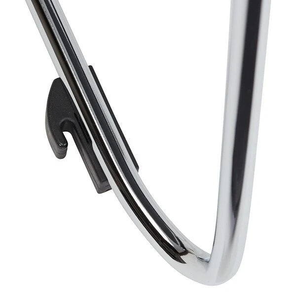 NPS 8700 Series Cafetorium Stack Chair, Black Vinyl Seat/Black Backrest (8710-11-10) - Image 5