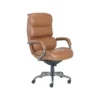 La-Z-Boy Aberdeen Ergonomic Bonded Leather Swivel Computer And Desk Chair, Camel (51545-CAM)