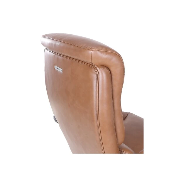 La-Z-Boy Aberdeen Ergonomic Bonded Leather Swivel Computer And Desk Chair, Camel (51545-CAM) - Image 7