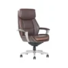 La-Z-Boy Alton Ergonomic Bonded Leather Swivel Executive Chair, Brown (51544-BRN)