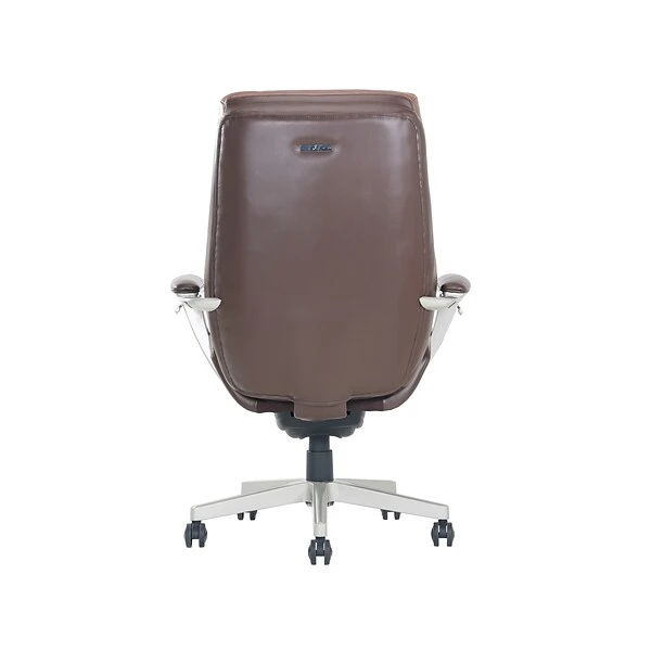 La-Z-Boy Alton Ergonomic Bonded Leather Swivel Executive Chair, Brown (51544-BRN) - Image 3