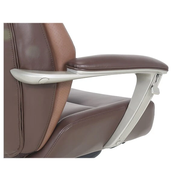 La-Z-Boy Alton Ergonomic Bonded Leather Swivel Executive Chair, Brown (51544-BRN) - Image 6