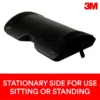 3M™ Foot Rest For Standing Desks, Use To Sit Or Stand, Safety-Walk™ Slip-Resistant Surface (FR200B)