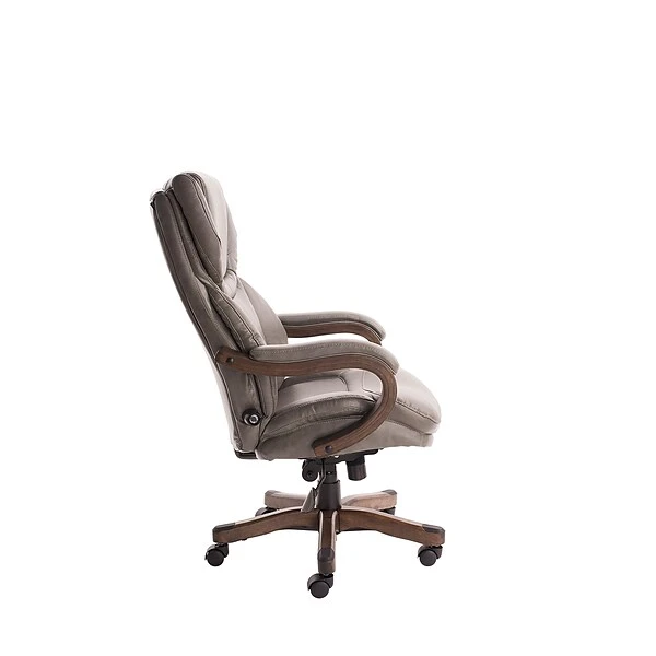 Serta Big And Tall Ergonomic Faux Leather Executive Big & Tall Chair, 350 Lb. Capacity, Brown (43506COSS ) - Image 2