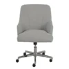 Serta Leighton Fabric Home Office Chair, Light Gray (48371)