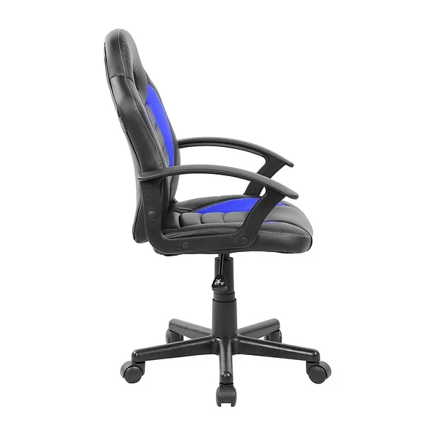 Techni Mobili Kid's Gaming And Student Racer Chair, Blue (RTA-KS40-BL) - Image 3