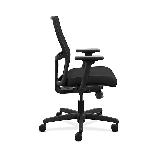 HHON Ignition Ilira-Stretch Mesh/Fabric Task Chair, Height- And Width-Adjustable Arms, Black (HONI2Y1AMC10NTK) - Image 2