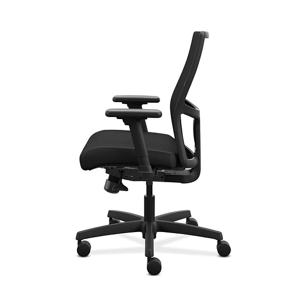 HHON Ignition Ilira-Stretch Mesh/Fabric Task Chair, Height- And Width-Adjustable Arms, Black (HONI2Y1AMC10NTK) - Image 3