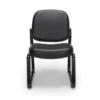 OFM Vinyl Reception Set, Armless, Black (405-VAM-606)